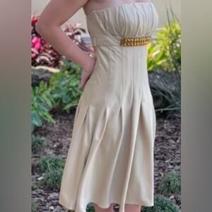 Camille La Vie Dress Gold
Strapless Prom Cocktail Party